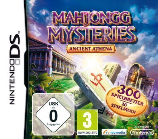 Mahjong Mysteries - Ancient Athena (Europe) Game Cover